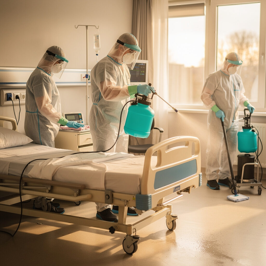 Umfassende Dienstleistungen für hygienische Sicherheit – 2Brüder Gebäudereinigung & Entrümpelung